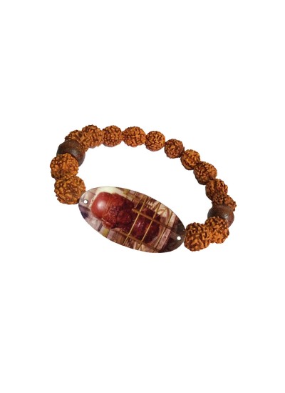  Shivling Pashupatinath 5 Mukhi Rudraksha Bracelet